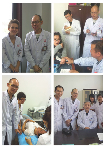 Practical training conducted in the university hospital, guided by the top Chinese Medicine professors, and learning together with classmates from every part of the world. 