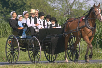 The Amish community and their simple living habits